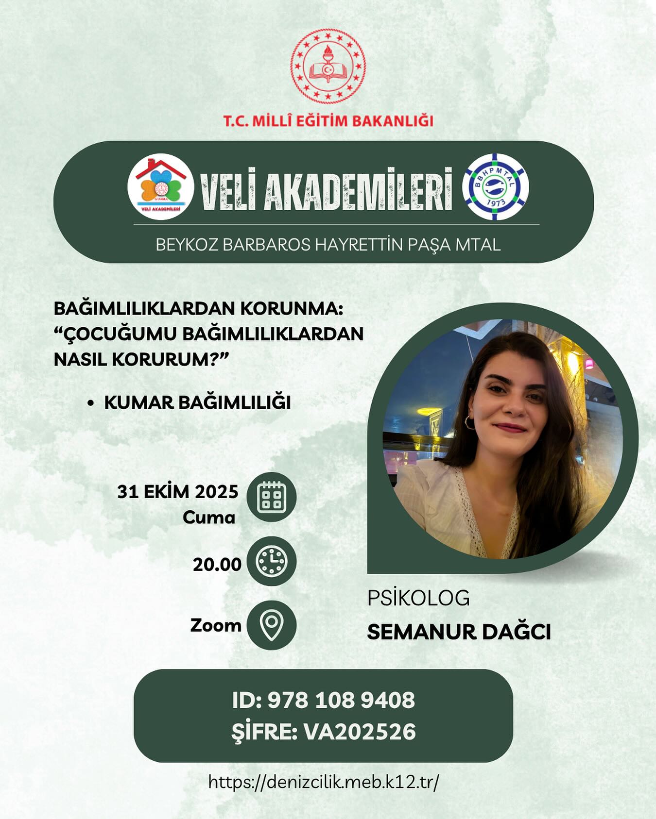 📌Veli Akademileri başlıyor