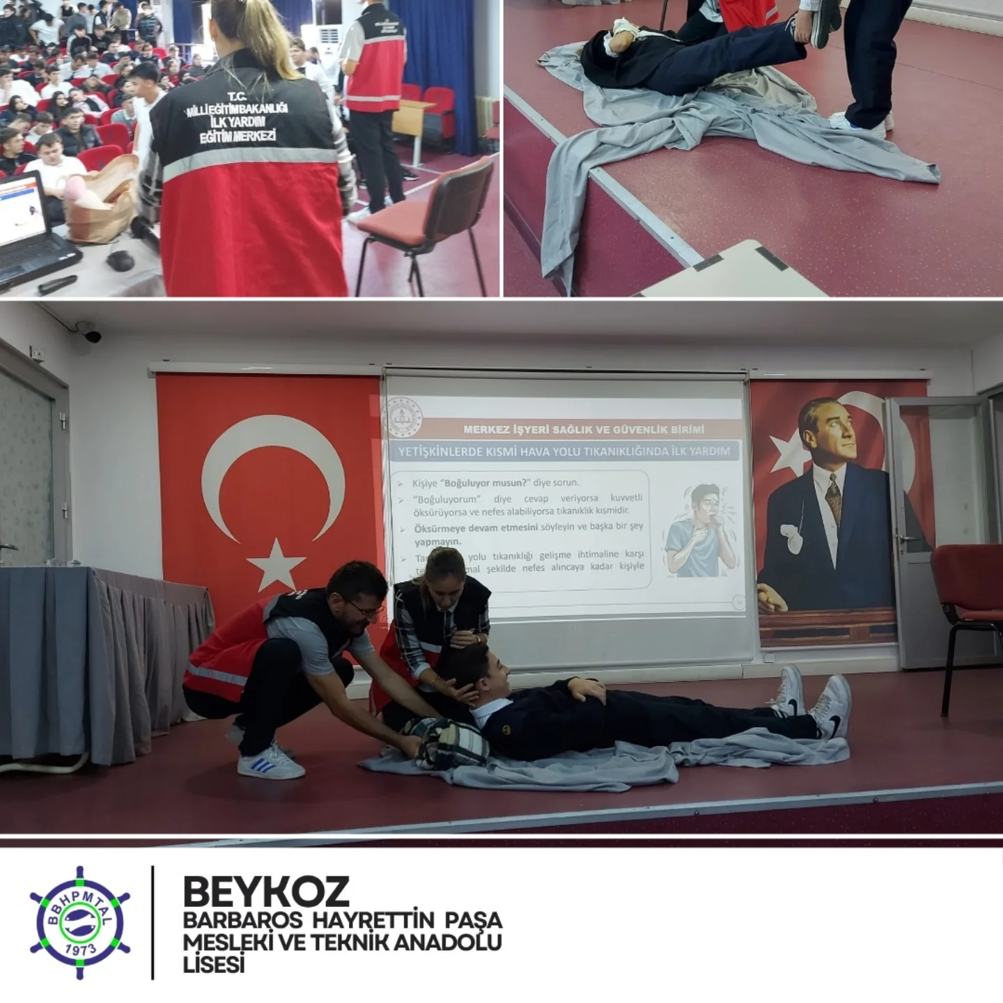 Öğrencilerimize yönelik, İstanbul Anadolu Yakası İlk Yardım Ekibi tarafından eğitim ver… — görsel 2
