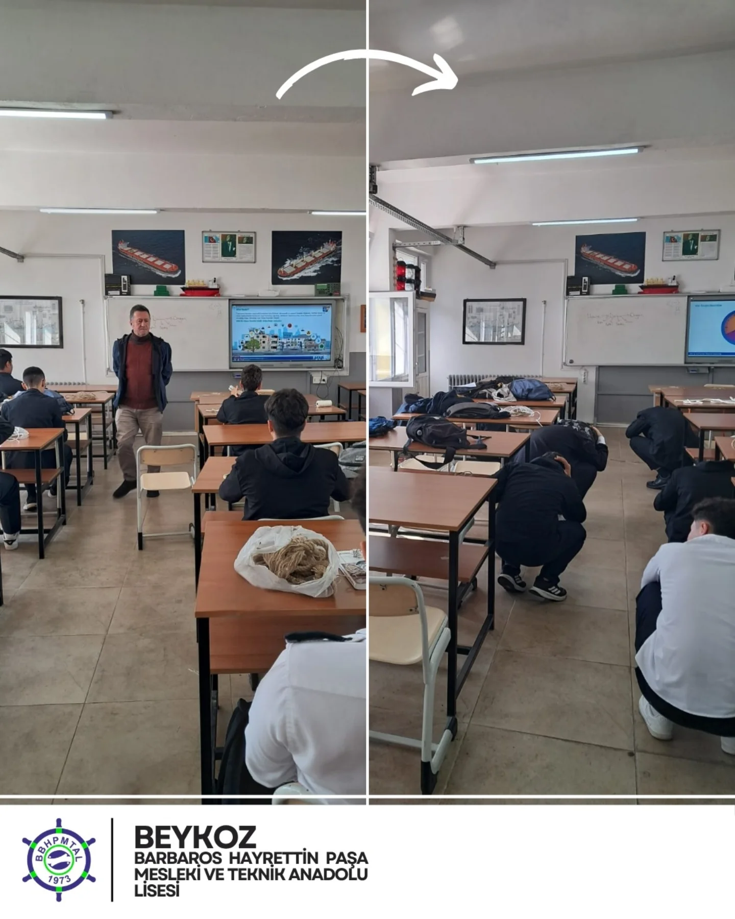 13 Ekim Afet ve Dayanıklılık Ayı kapsamında okul olarak eş zamanlı tatbikat yapıldı. Ta…