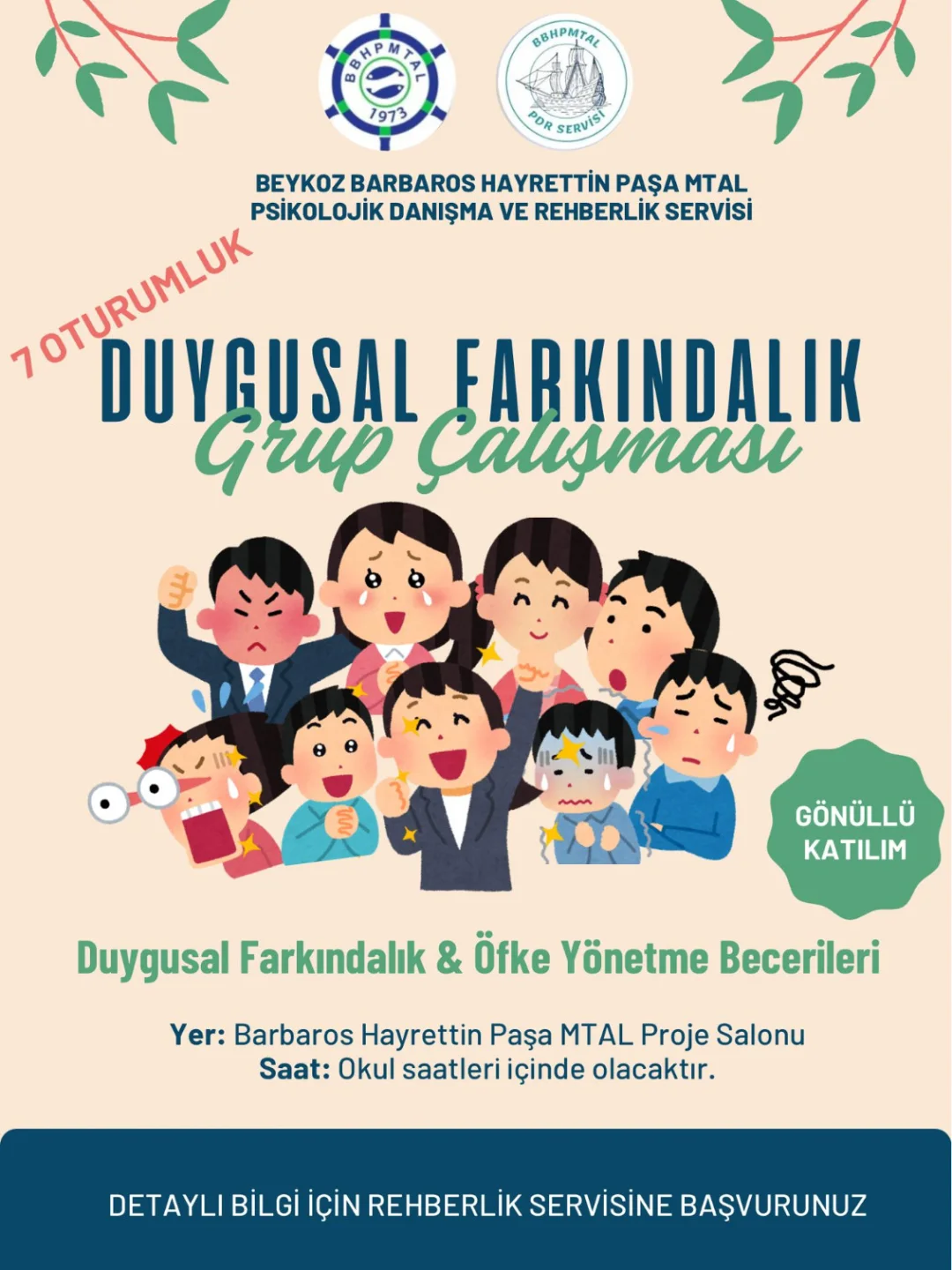 Beykoz Barbaros Hayrettin Paşa Mesleki ve Teknik Anadolu Lisesi Psikolojik Danışma ve R…