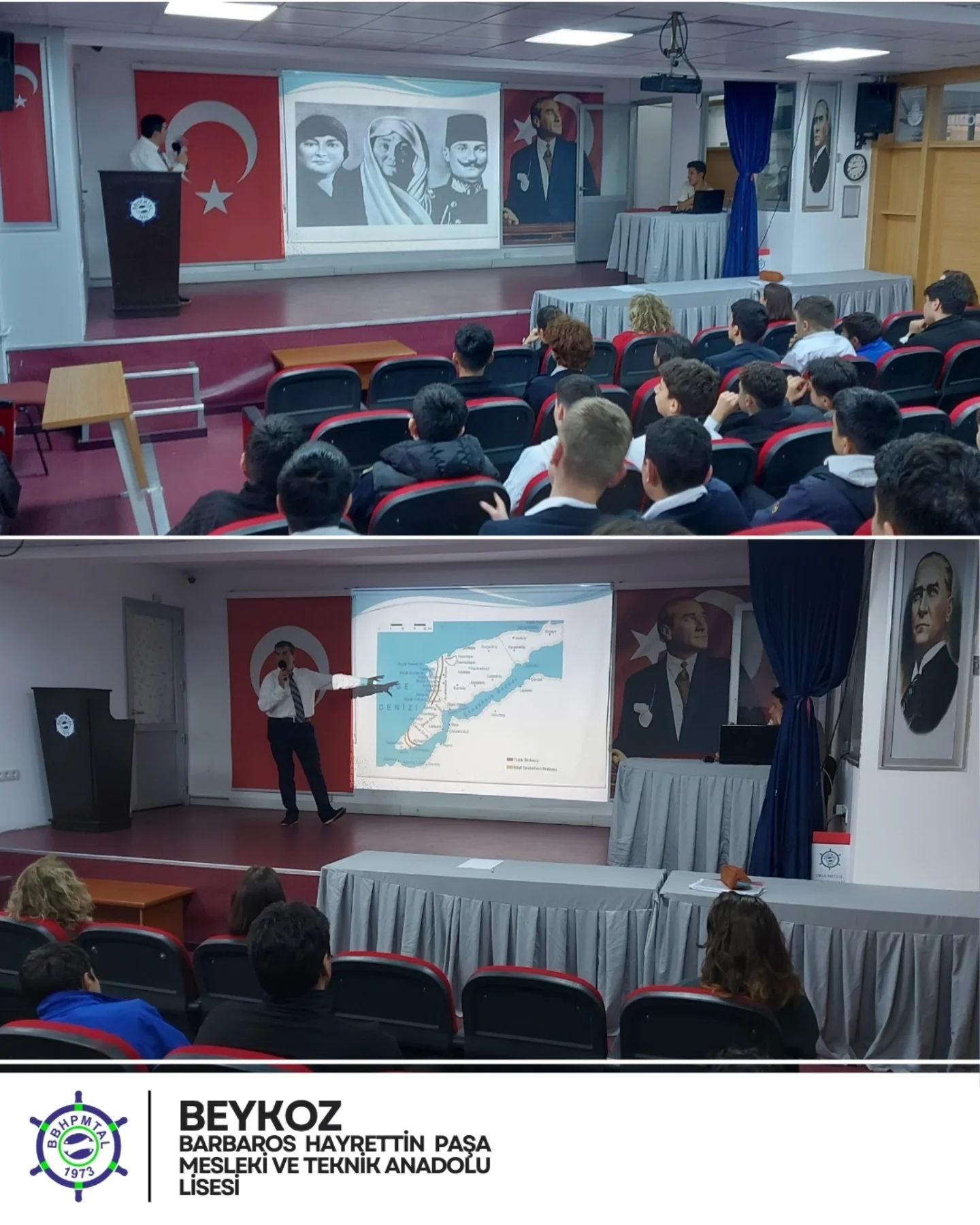 Tarih öğretmenimiz Sinan Saim Aydın'ın gerçekleştirdiği Atatürk söyleşisi, öğrencilerim… — görsel 2