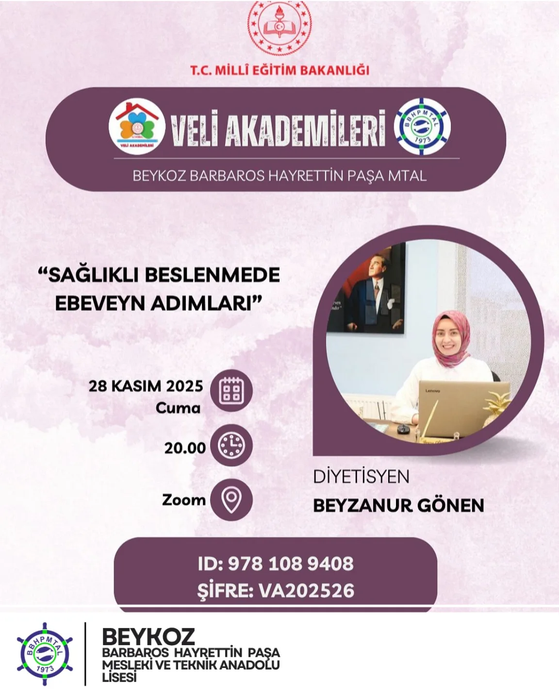 Veli Akademileri Semineri : Sağlıklı Beslenmede Ebeveyn Adımları