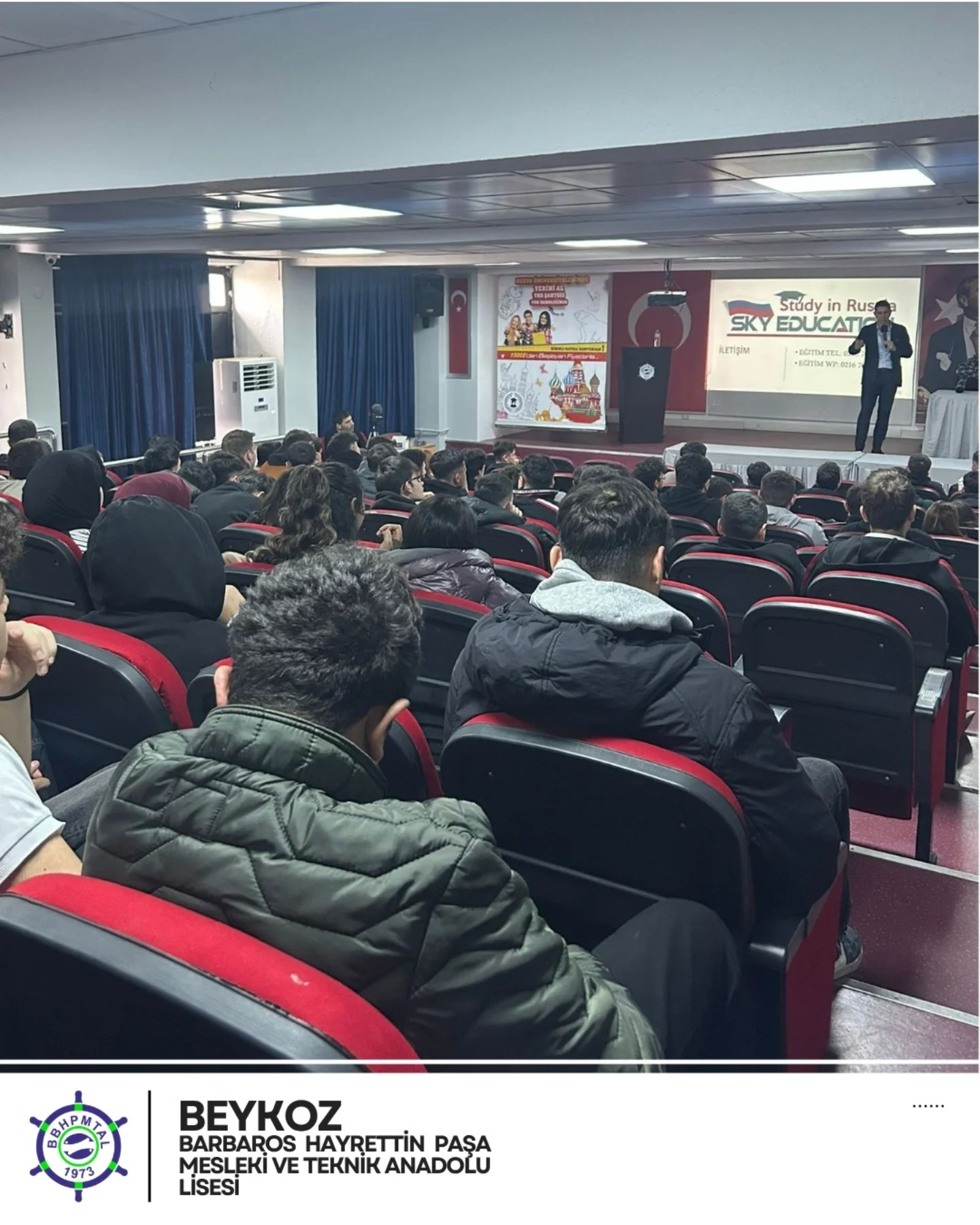 Yurt dışı paydaşımız SKY Education tarafından 12. sunıf öğrencilerimize mesleki bilgile…
