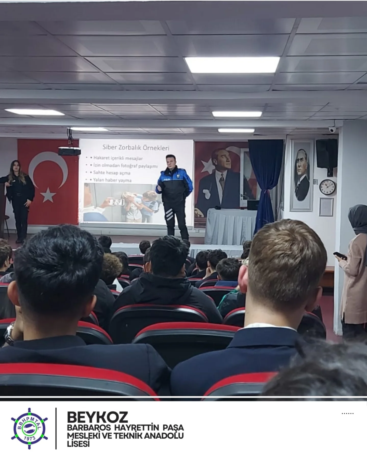 Beykoz Barbaros Hayrettin Paşa Mesleki ve Teknik Anadolu Lisesi olarak, siber zorbalık …