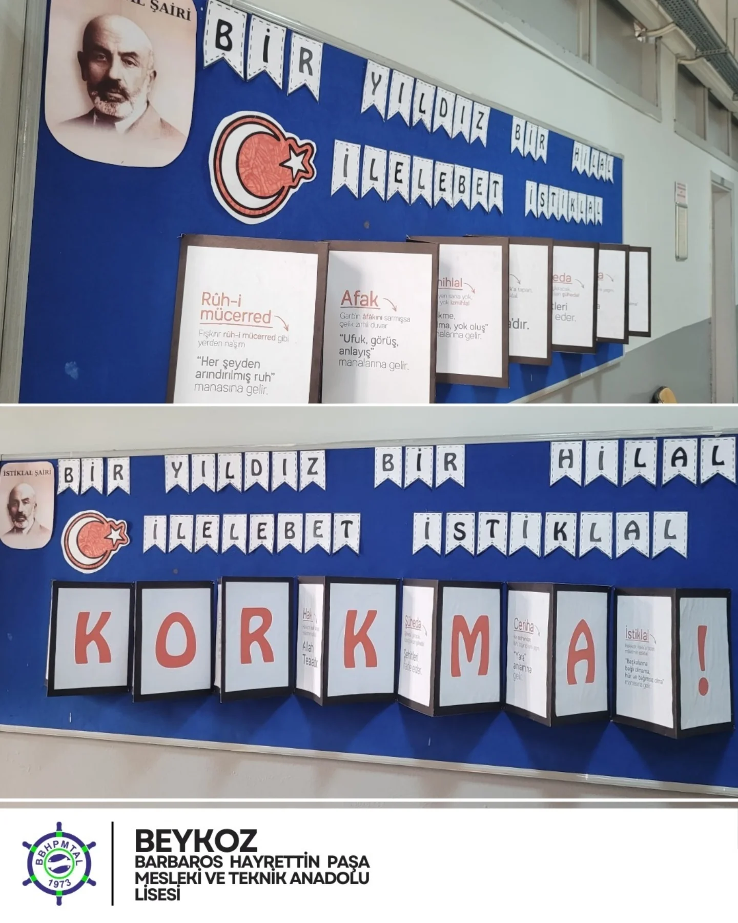 Barbaros Hayrettin Paşa Mesleki ve Teknik Anadolu Lisesi olarak, 12 Mart İstiklal Marşı…