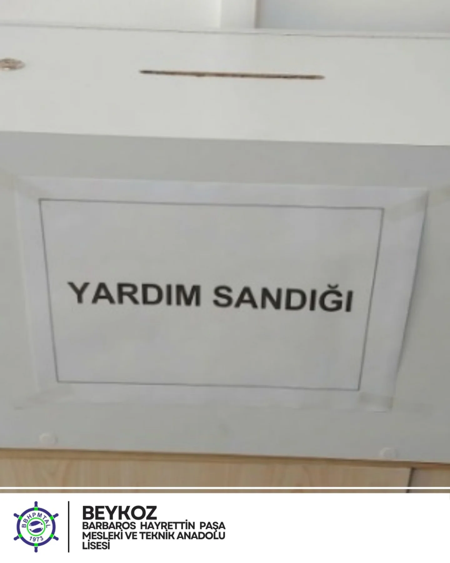 Okulumuzda başlattığımız "Yardım Sandığı" projesiyle, toplumsal sorumluluk bilincimizi …