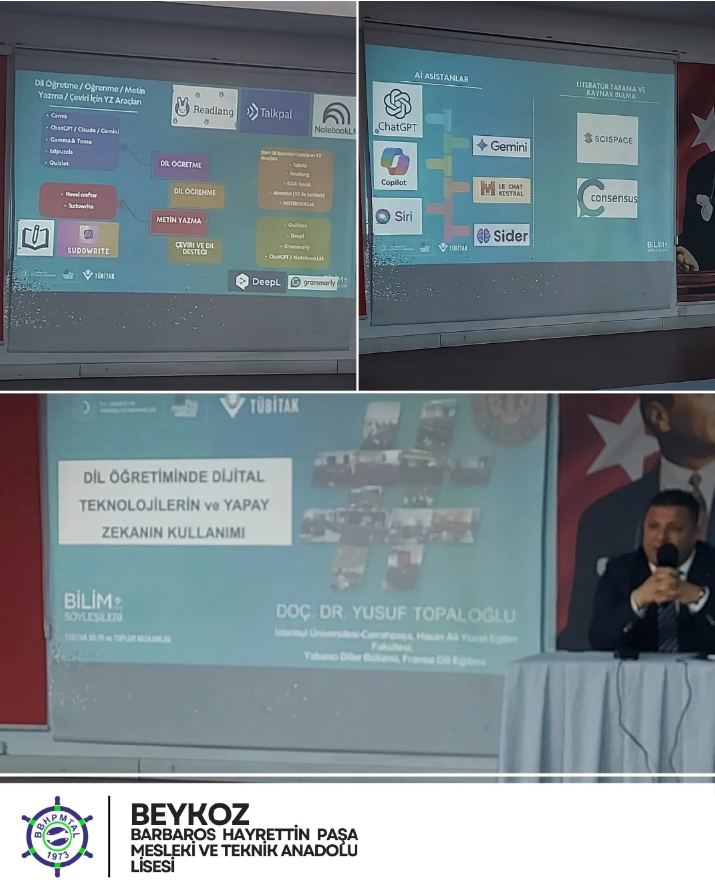 TÜBİTAK Bilim Söyleşileri kapsamında bugün Doç. Dr. Yusuf Topaloğlu, "Dil Öğretiminde D… — görsel 2