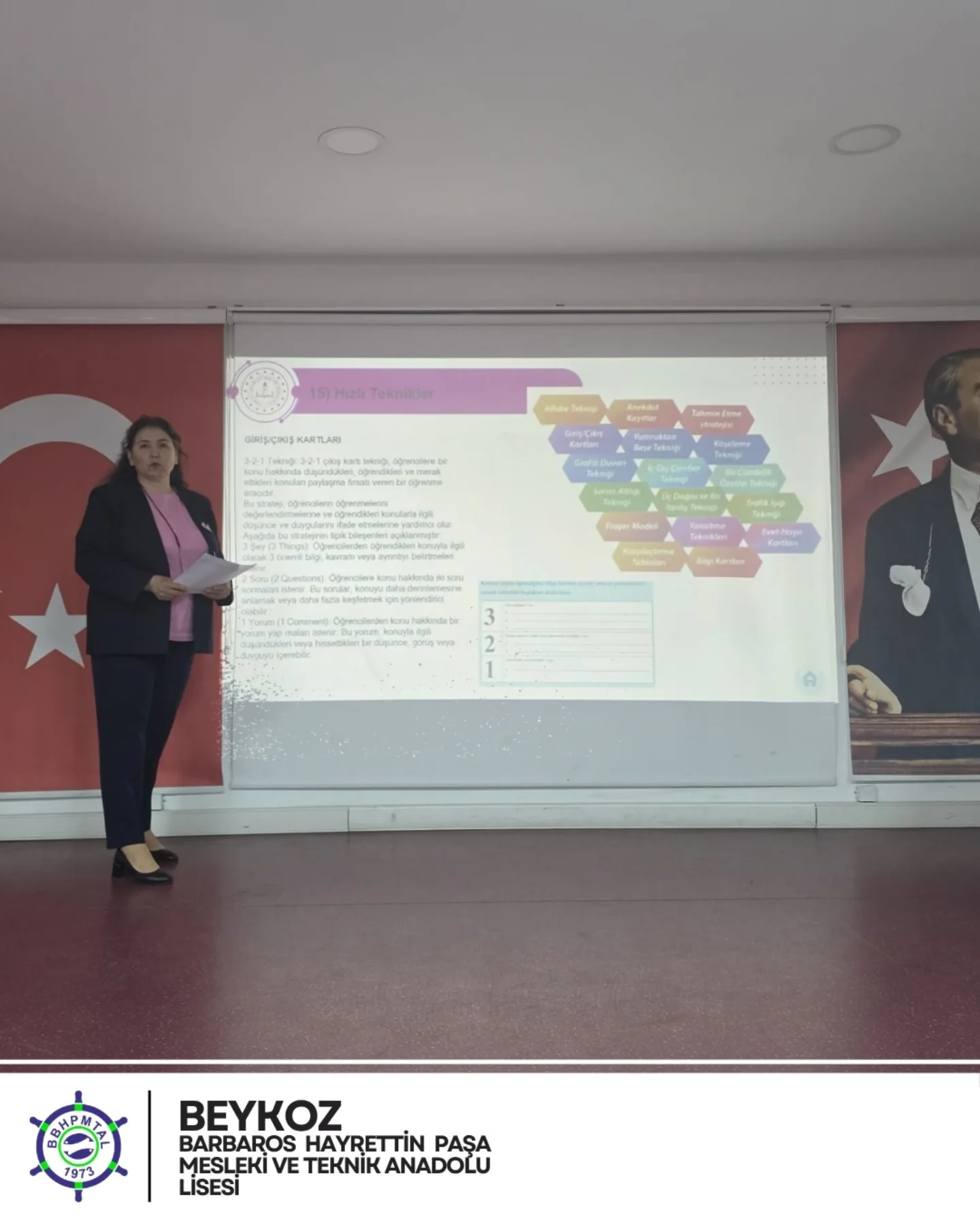 Okulumuz Müdür Baş Yardımcısı Sevil Cebecioğlu tarafından ilçemiz öğretmenlerine yöneli…